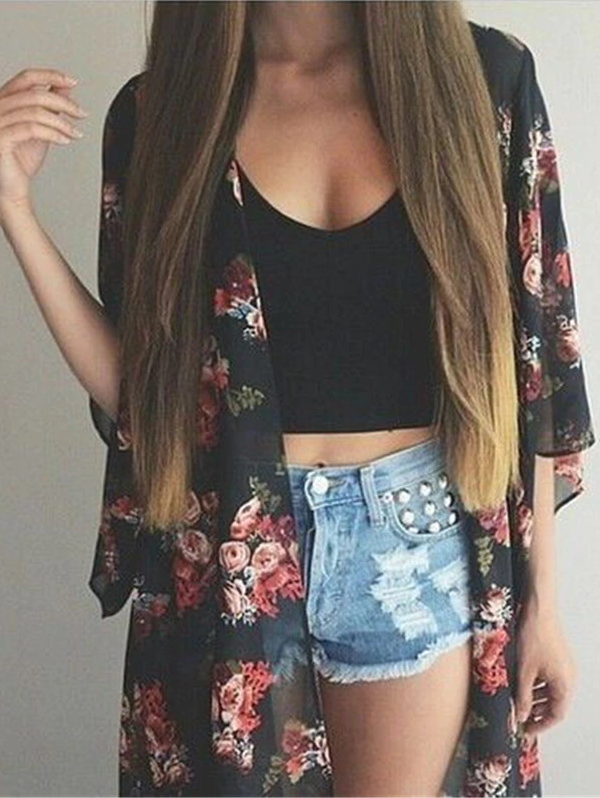 SAMMI Floral Kimono