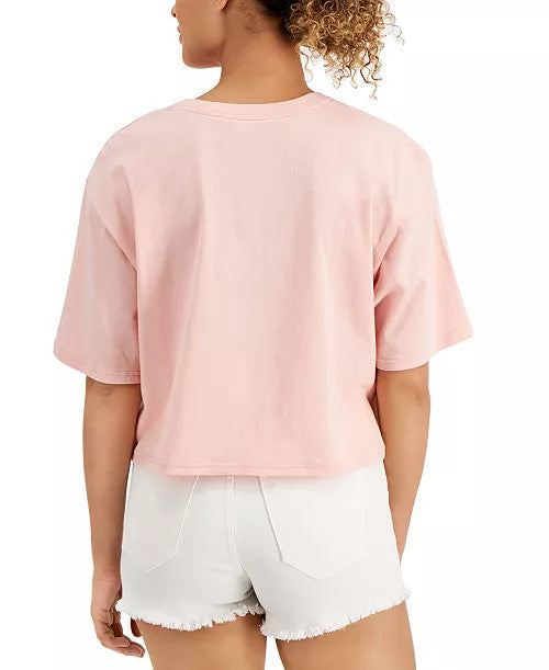 CLAIR Pink Floral Graphic Tee