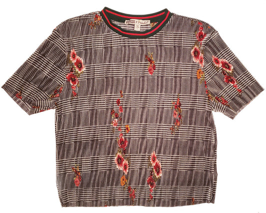 SAMMI Floral Varsity Tee