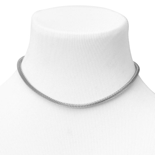 SKYE Silver Mesh Choker