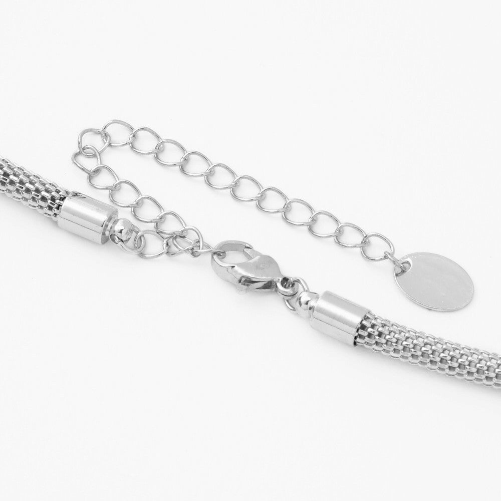 SKYE Silver Mesh Choker