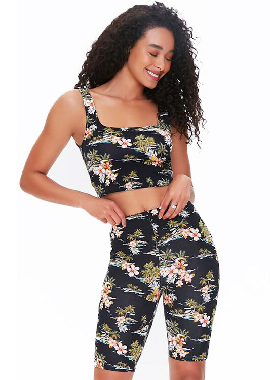 BYER Biker Shorts Set