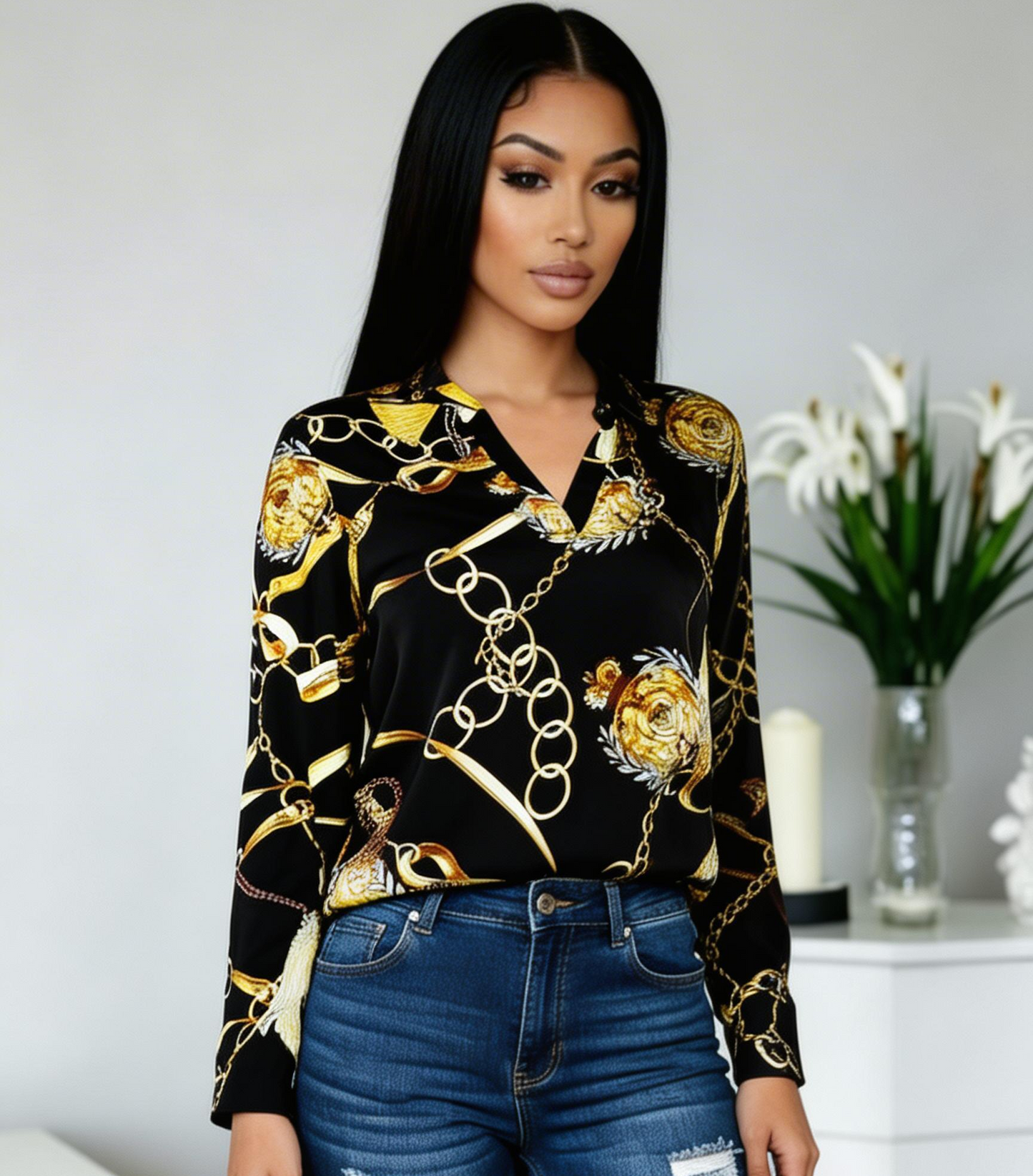 LILIANA Baroque Blouse