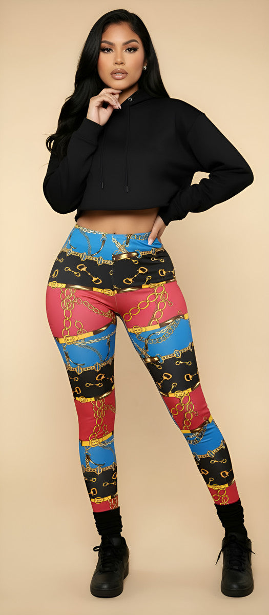 LUCIA Baroque Print Leggings