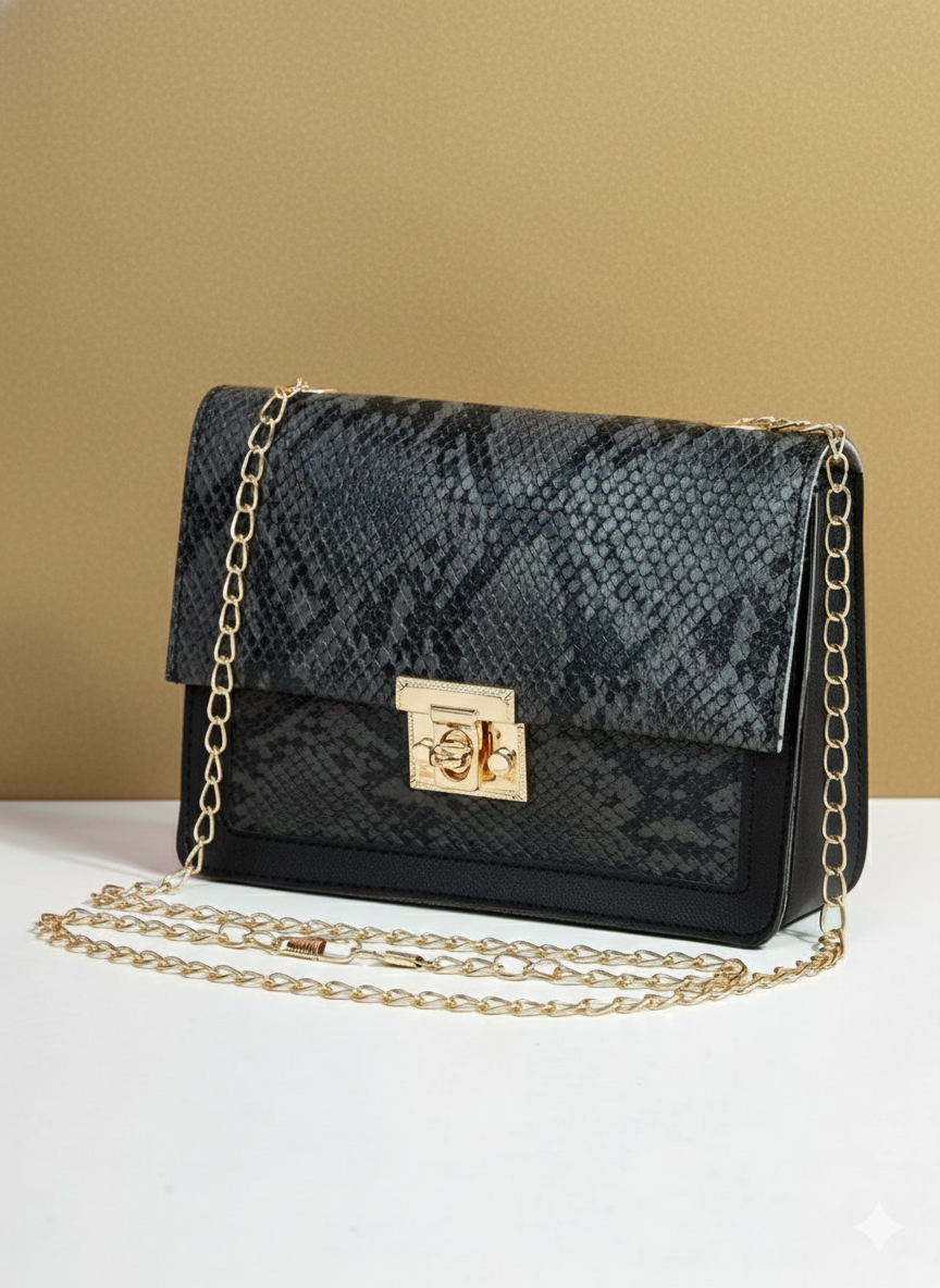 SHAY Snakeskin Bag