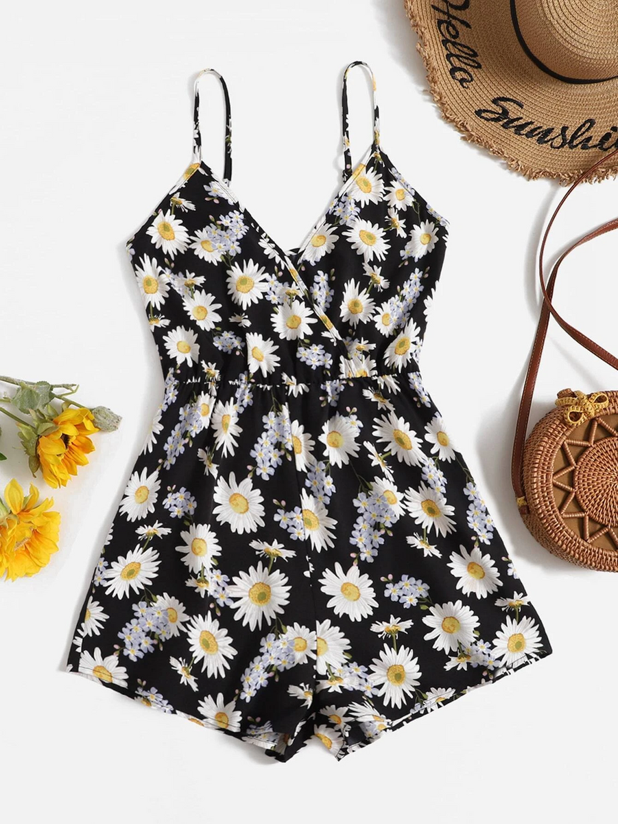 CHARLOTTE Sunflower Romper