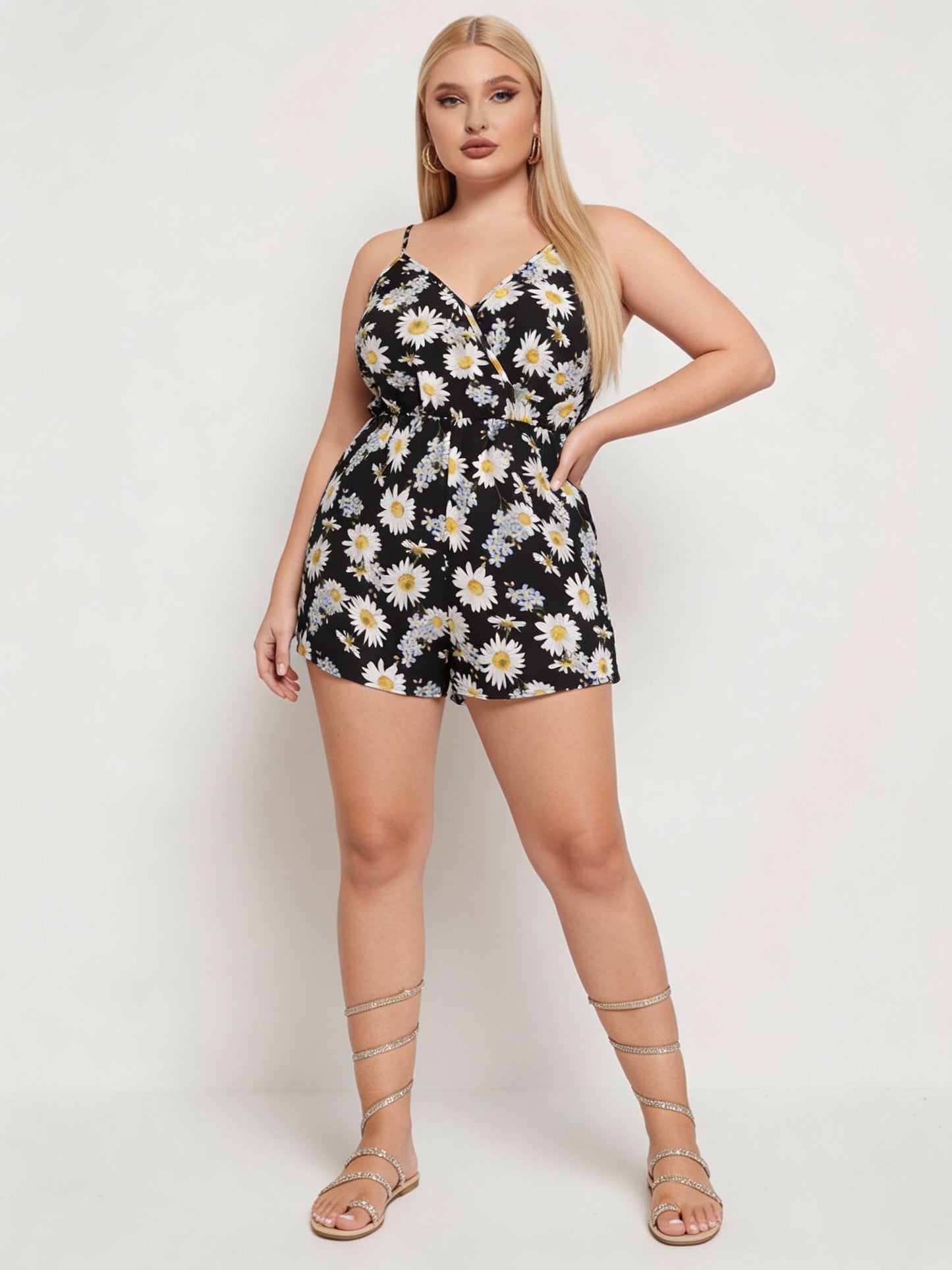 CHARLOTTE Sunflower Romper