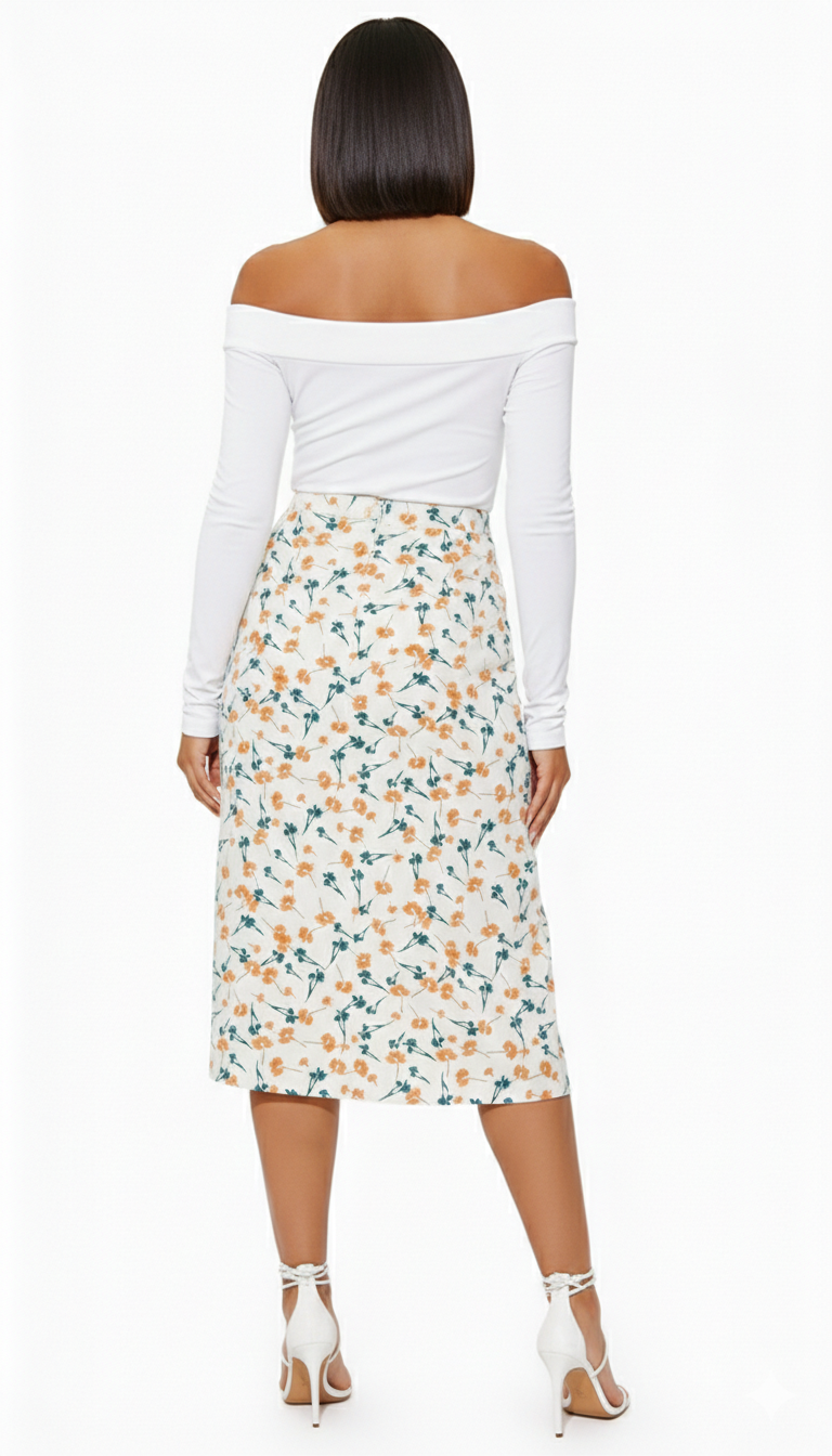 CINDY Floral Skirt