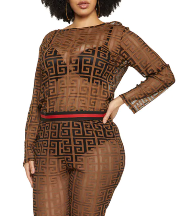 FELICITY Sheer Pants Set