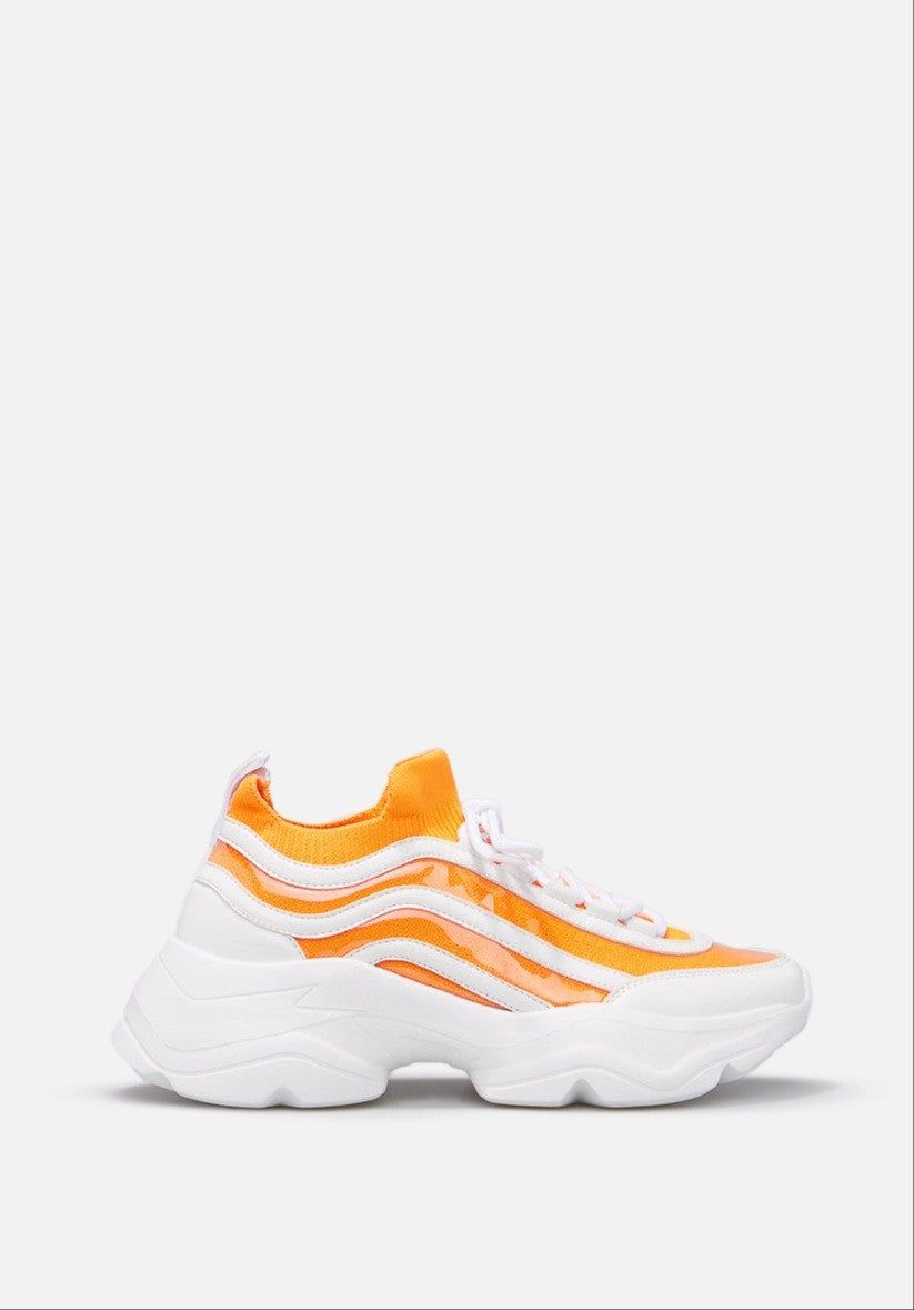 FLYNN Orange Sneakers