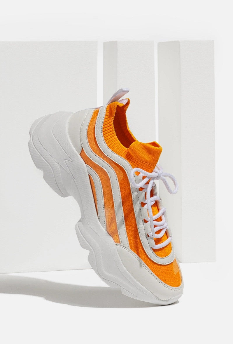 FLYNN Orange Sneakers