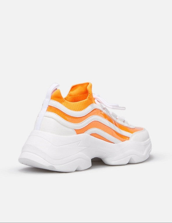 FLYNN Orange Sneakers
