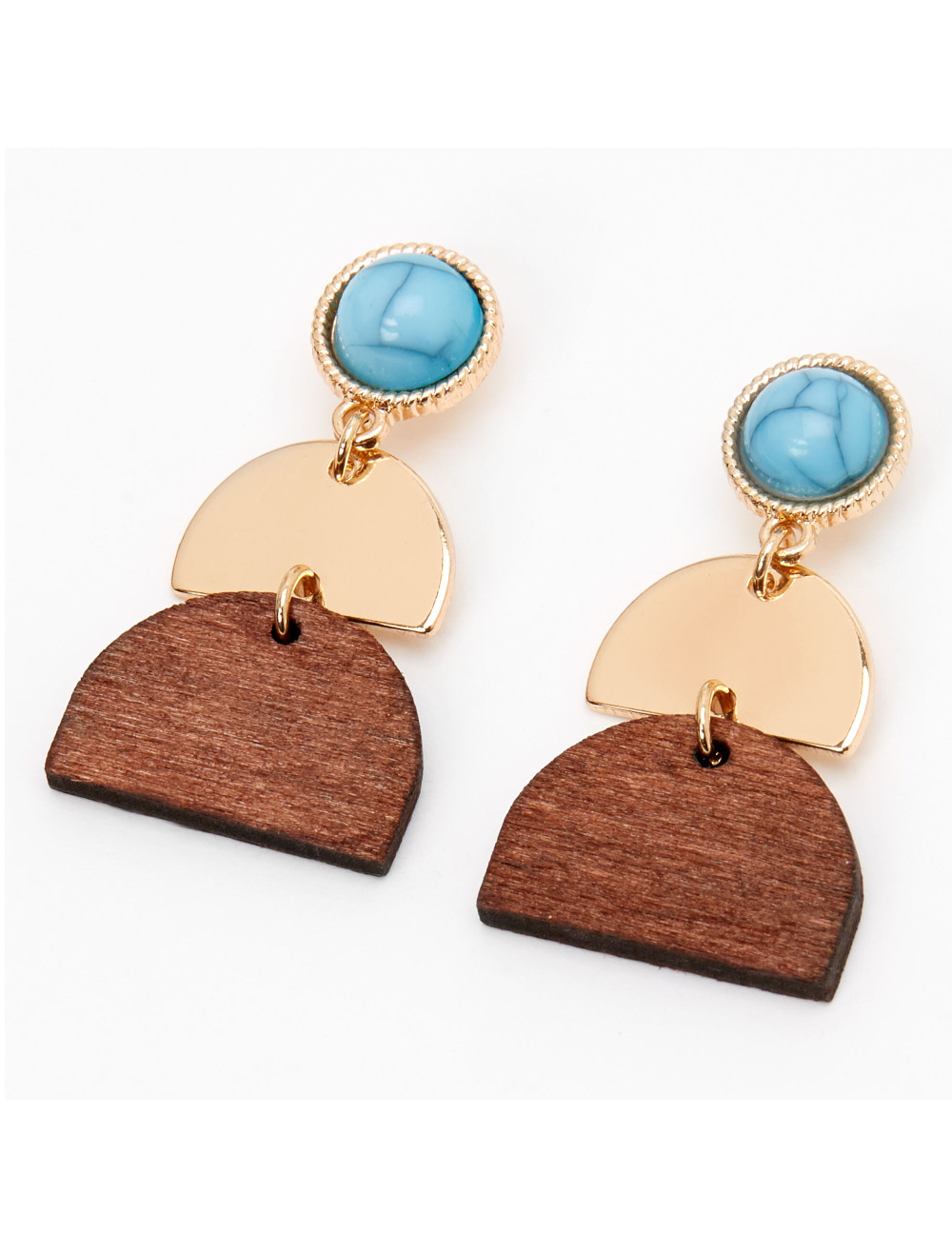 Geometric Drop Earrings