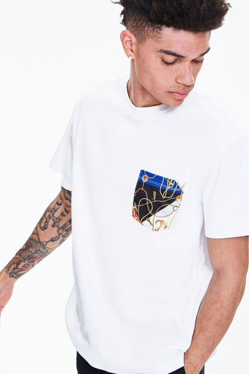 LUCIANO Baroque Print Graphic Tee