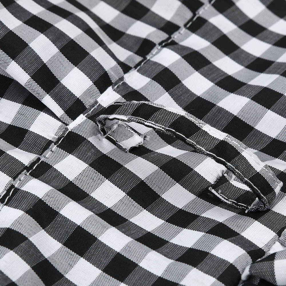 MARIAH Plaid Tie Shorts