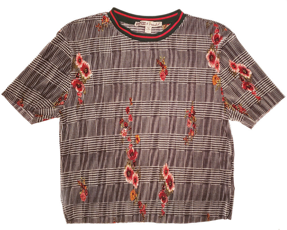 SAMMI Floral Varsity Tee