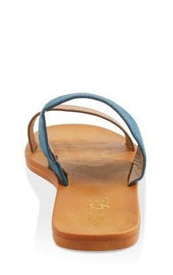 SELENA Denim Slide Sandals